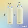 imageEllo Pop ampamp Fill Stainless Steel Water Bottle with Quick Fill Technology Double Walled Vacuum Insulated Metal Leak Proof Locking Lid Sip ampamp Chug BPA Free Holiday Gift for Him Her 22oz 32oz 40ozFresh Dew
