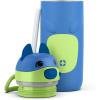 imageEllo Ellies 12oz Vacuum Insulated Stainless Steel Kids Water Bottle with Straw and Builtin Carrying Handle and LeakProof Locking Lid for School Backpack Lunchbox and Outdoor Sports PandaDog