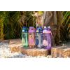 imageEllo Ellies 16oz Plastic Kids Water Bottle with Straw and Builtin Carrying Handle and LeakProof Locking Lid for School backpack Lunchbox and Outdoor Sports PigUnicorn