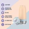 imageEllo Emma 14oz Vacuum Insulated Stainless Steel Kids Water Bottle with Straw and Builtin Carrying Handle and LeakProof Locking Lid for School Backpack Lunchbox and Outdoor SportsTwilight Breeze