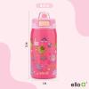 imageEllo Kids Pop ampamp Fill 12oz Water Bottle with Quick Fill Lid DoubleWall Vacuum Insulated Stainless Steel Leak Proof BPA Free Sip ampamp Chug For School Lunchboxes Construction SiteRoyal Palace