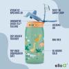 imageEllo Kids Pop ampamp Fill 12oz Water Bottle with Quick Fill Lid DoubleWall Vacuum Insulated Stainless Steel Leak Proof BPA Free Sip ampamp Chug For School Lunchboxes Construction SiteDino