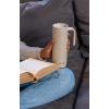 imageEllo Magnet 18oz Vacuum Insulated Stainless Steel Travel Mug with Side Handle and LeakProof Slider Lid and Builtin Coaster Keeps Hot for 5 HoursLimestone