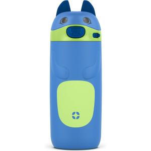 imageEllo Ellies 12oz Vacuum Insulated Stainless Steel Kids Water Bottle with Straw and Builtin Carrying Handle and LeakProof Locking Lid for School Backpack Lunchbox and Outdoor Sports PandaDog