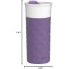 imageEllo Ogden 16oz Ceramic Travel Mug with SplashResistant Slider Lid and Protective Silicone Sleeve Perfect for Coffee or Tea BPAFree Dishwasher Safe MineralDeep Purple