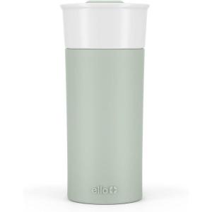 imageEllo Ogden 16oz Ceramic Travel Mug with SplashResistant Slider Lid and Protective Silicone Sleeve Perfect for Coffee or Tea BPAFree Dishwasher Safe MineralHoneydew
