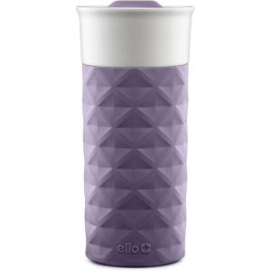 imageEllo Ogden 16oz Ceramic Travel Mug with SplashResistant Slider Lid and Protective Silicone Sleeve Perfect for Coffee or Tea BPAFree Dishwasher Safe MineralDeep Purple