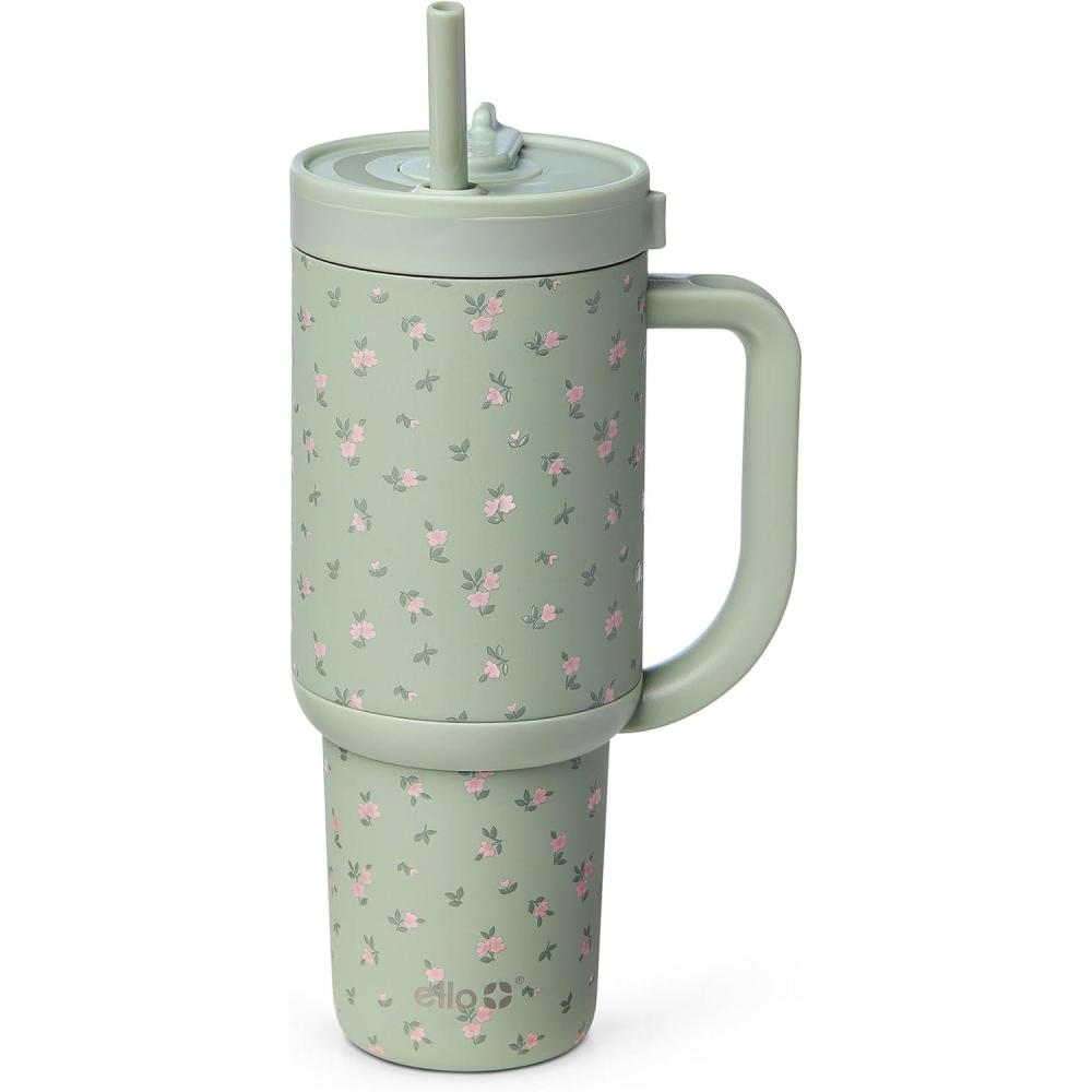 imageEllo Oasis 30oz Stainless Steel Tumbler  Full BloomFull Bloom