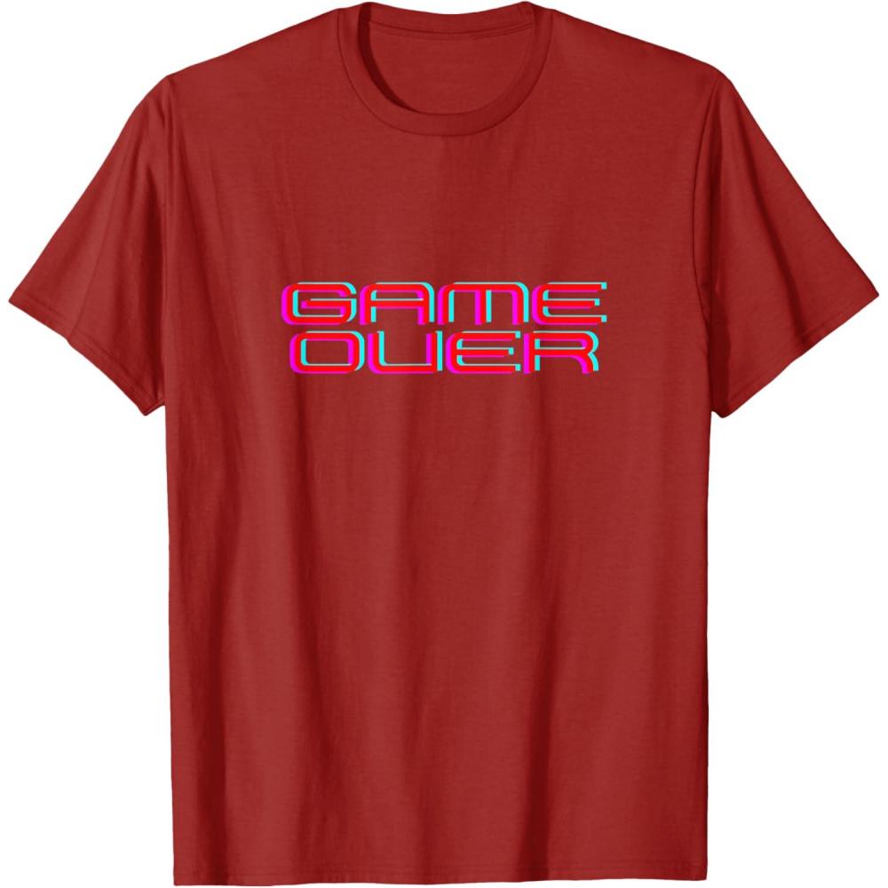 imageMens GAME OVER TShirtCranberry Red