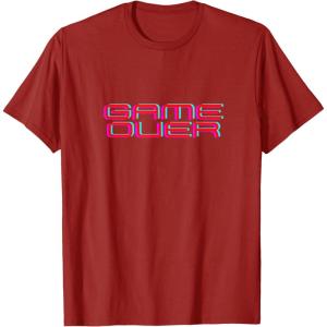 imageMens GAME OVER TShirtCranberry Red