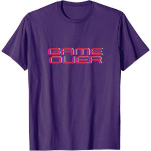 imageMens GAME OVER TShirtPurple