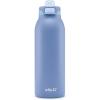 image:imageEllo Pop amp Fill Insulated Stainless Steel Water Bottle with Quick Fill Lid Leakproof Locking Sip or Chug Spout BPAFree Double Wall Vacuum Insulated for Sports Travel amp School 22oz  32oz  40ozRaincloud