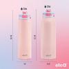image:imageEllo Pop amp Fill Insulated Stainless Steel Water Bottle with Quick Fill Lid Leakproof Locking Sip or Chug Spout BPAFree Double Wall Vacuum Insulated for Sports Travel amp School 22oz  32oz  40ozHeavenly Hues
