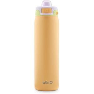 image:imageEllo Pop amp Fill Insulated Stainless Steel Water Bottle with Quick Fill Lid Leakproof Locking Sip or Chug Spout BPAFree Double Wall Vacuum Insulated for Sports Travel amp School 22oz  32oz  40ozSunset Meadow
