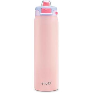image:imageEllo Pop amp Fill Insulated Stainless Steel Water Bottle with Quick Fill Lid Leakproof Locking Sip or Chug Spout BPAFree Double Wall Vacuum Insulated for Sports Travel amp School 22oz  32oz  40ozHeavenly Hues