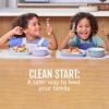 image:imageEllo Clean Start Toddler Bowls 2 Pack  Ceramic KidsBaby Bowls with Silicone Sleeves  BPAFree PlasticFree  Microwave amp Dishwasher Safe  High Chair Friendly Stackable  Cashmere PinkDuneDewdropGrayed Jade