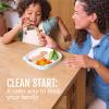 image:imageEllo Clean Start Toddler Breakfast Plate 2 Pack  BPAFree Ceramic Plates with Divider amp Silicone Sleeve for BabiesToddlers Microwave amp Dishwasher Safe  High Chair Friendly  Cashmere PinkDuneQuiet TideTech Blue