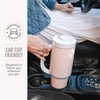 image:imageEllo Oasis 30oz Tumbler with Handle amp Retracting Straw  Reusable Insulated Stainless Steel Cup 100 Leakproof  Gifts for Teens Women Men  Keeps cold for 23 Hours  Cup Holder Friendly  BlackPink Gingham