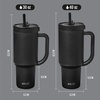 image:imageEllo Oasis 30oz Tumbler with Handle amp Retracting Straw  Reusable Insulated Stainless Steel Cup 100 Leakproof  Gifts for Teens Women Men  Keeps cold for 23 Hours  Cup Holder Friendly  BlackBlack