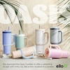image:imageEllo Oasis 30oz Tumbler with Handle amp Retracting Straw  Reusable Insulated Stainless Steel Cup 100 Leakproof  Gifts for Teens Women Men  Keeps cold for 23 Hours  Cup Holder Friendly  BlackCream Tonal