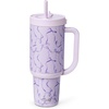 image:imageEllo Oasis 30oz Tumbler with Handle amp Retracting Straw  Reusable Insulated Stainless Steel Cup 100 Leakproof  Gifts for Teens Women Men  Keeps cold for 23 Hours  Cup Holder Friendly  BlackTake a Bow