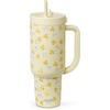 image:imageEllo Oasis 30oz Tumbler with Handle amp Retracting Straw  Reusable Insulated Stainless Steel Cup 100 Leakproof  Gifts for Teens Women Men  Keeps cold for 23 Hours  Cup Holder Friendly  BlackMain Squeeze