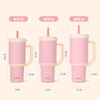 image:imageEllo Oasis 30oz Tumbler with Handle amp Retracting Straw  Reusable Insulated Stainless Steel Cup 100 Leakproof  Gifts for Teens Women Men  Keeps cold for 23 Hours  Cup Holder Friendly  BlackSunrise Glow