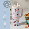 image:imageEllo Oasis 30oz Tumbler with Handle amp Retracting Straw  Reusable Insulated Stainless Steel Cup 100 Leakproof  Gifts for Teens Women Men  Keeps cold for 23 Hours  Cup Holder Friendly  BlackPicnic On The Vine