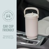 image:imageEllo Oasis Go 26oz Tumbler with Top Handle and Retracting Straw  Reusable Insulated Stainless Steel Cup 100 Leakproof Water Bottle 24 Hours Cold Cup Holder Friendly For Travel  In The CloudsSalt Water