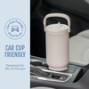 image:imageEllo Oasis Go 26oz Tumbler with Top Handle and Retracting Straw  Reusable Insulated Stainless Steel Cup 100 Leakproof Water Bottle 24 Hours Cold Cup Holder Friendly For Travel  In The CloudsIn The Clouds