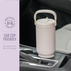 image:imageEllo Oasis Go 26oz Tumbler with Top Handle and Retracting Straw  Reusable Insulated Stainless Steel Cup 100 Leakproof Water Bottle 24 Hours Cold Cup Holder Friendly For Travel  In The CloudsDaisies