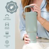 image:imageEllo Oasis Go 26oz Tumbler with Top Handle and Retracting Straw  Reusable Insulated Stainless Steel Cup 100 Leakproof Water Bottle 24 Hours Cold Cup Holder Friendly For Travel  In The CloudsSalt Water
