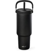 image:imageEllo Oasis Go 26oz Tumbler with Top Handle and Retracting Straw  Reusable Insulated Stainless Steel Cup 100 Leakproof Water Bottle 24 Hours Cold Cup Holder Friendly For Travel  In The CloudsBlack