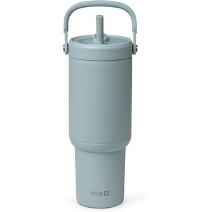 image:imageEllo Oasis Go 26oz Tumbler with Top Handle and Retracting Straw  Reusable Insulated Stainless Steel Cup 100 Leakproof Water Bottle 24 Hours Cold Cup Holder Friendly For Travel  In The CloudsSalt Water
