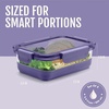 image:imageEllo Duraglass Refresh 34 Cup Meal Prep Sets 10Pc 5 Pack Set Glass Food Storage Container with Silicone Boot and Airtight BPAFree Plastic Lids Dishwasher Microwave and Freezer Safe MelonEverest