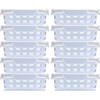 image:imageEllo Duraglass Refresh 34 Cup Meal Prep Sets 10Pc 5 Pack Set Glass Food Storage Container with Silicone Boot and Airtight BPAFree Plastic Lids Dishwasher Microwave and Freezer Safe MelonHalogen Blue with Sleeve