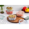 image:imageEllo Duraglass Refresh 34 Cup Meal Prep Sets 10Pc 5 Pack Set Glass Food Storage Container with Silicone Boot and Airtight BPAFree Plastic Lids Dishwasher Microwave and Freezer Safe MelonMelon Rounds