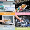 image:imageEllo Duraglass Refresh 34 Cup Meal Prep Sets 10Pc 5 Pack Set Glass Food Storage Container with Silicone Boot and Airtight BPAFree Plastic Lids Dishwasher Microwave and Freezer Safe MelonMeadow