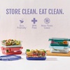 image:imageEllo Duraglass Refresh 34 Cup Meal Prep Sets 10Pc 5 Pack Set Glass Food Storage Container with Silicone Boot and Airtight BPAFree Plastic Lids Dishwasher Microwave and Freezer Safe MelonEverest