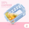 image:imageEllo Duraglass Refresh 34 Cup Meal Prep Sets 10Pc 5 Pack Set Glass Food Storage Container with Silicone Boot and Airtight BPAFree Plastic Lids Dishwasher Microwave and Freezer Safe MelonMeadow