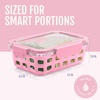 image:imageEllo Duraglass Refresh 34 Cup Meal Prep Sets 10Pc 5 Pack Set Glass Food Storage Container with Silicone Boot and Airtight BPAFree Plastic Lids Dishwasher Microwave and Freezer Safe MelonMeadow