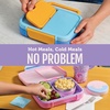 image:imageEllo Benni Kids Bento Lunch Box with Insulated Food Jar amp Ice Pack Sugar CoatedWave Rider