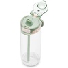 image:imageEllo Pop amp Fill 22oz Tritan Plastic Water Bottle with Quick Fill Technology  Clear Water Bottle for School College Travel  Leakproof Locking Lid Straw and Chug Reusable BPAFree  BlackPistachio