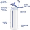 image:imageEllo Pop amp Fill 22oz Tritan Plastic Water Bottle with Quick Fill Technology  Clear Water Bottle for School College Travel  Leakproof Locking Lid Straw and Chug Reusable BPAFree  BlackAurora