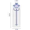 image:imageEllo Pop amp Fill 22oz Tritan Plastic Water Bottle with Quick Fill Technology  Clear Water Bottle for School College Travel  Leakproof Locking Lid Straw and Chug Reusable BPAFree  BlackAurora