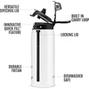 image:imageEllo Pop amp Fill 22oz Tritan Plastic Water Bottle with Quick Fill Technology  Clear Water Bottle for School College Travel  Leakproof Locking Lid Straw and Chug Reusable BPAFree  BlackBlack