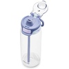 image:imageEllo Pop amp Fill 22oz Tritan Plastic Water Bottle with Quick Fill Technology  Clear Water Bottle for School College Travel  Leakproof Locking Lid Straw and Chug Reusable BPAFree  BlackAurora