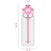 image:imageEllo Pop amp Fill 22oz Tritan Plastic Water Bottle with Quick Fill Technology  Clear Water Bottle for School College Travel  Leakproof Locking Lid Straw and Chug Reusable BPAFree  BlackPetal