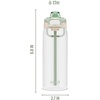 image:imageEllo Pop amp Fill 22oz Tritan Plastic Water Bottle with Quick Fill Technology  Clear Water Bottle for School College Travel  Leakproof Locking Lid Straw and Chug Reusable BPAFree  BlackPistachio