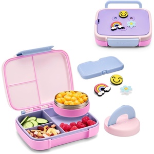 image:imageEllo Benni Kids Bento Lunch Box with Insulated Food Jar amp Ice Pack Sugar CoatedSugar Coated